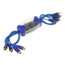 4 Channel RCA Ground Loop Isolator with Line Noise Eliminator Remover Filter