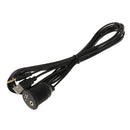 Car Boat Dashboard Flush Mount USB 2.0 AUX Socket Extension Lead Panel Cable