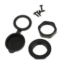 Car Boat Dashboard Flush Mount USB 2.0 AUX Socket Extension Lead Panel Cable