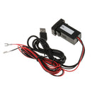 2-USB Charger/Audio Port Interface for Toyota Scion Lexus Blank Switch Hole