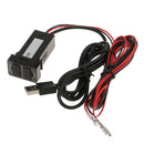 2-USB Charger/Audio Port Interface for Toyota Scion Lexus Blank Switch Hole