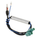 2-FAKRA Two Way to Single Din Car Radio Aerial Antenna Adaptor for Audi VW