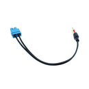 Dual Twin Male Fakra To DIN Radio Aerial Mast Antenna Adapter For VW AUDI