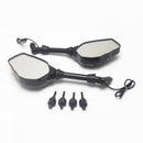 1 Pair Motorcycle Rear View Convex Blindsight Multi Angle Adjustable Billet Aluminum Rear View Side View Mirrors Skull Claw Style Universal Fit