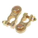 1 Pair Car Vehicle Copper Battery Terminal Clamp Clip Quick Disconnect