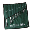 10 Pieces 12-Point 45 Degree Offset Wrench Ring Spanner Tool Set
