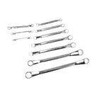 10 Pieces 12-Point 45 Degree Offset Wrench Ring Spanner Tool Set