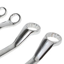 10 Pieces 12-Point 45 Degree Offset Wrench Ring Spanner Tool Set
