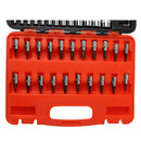 46pcs Ratchet Wrench Spanner Set Socket Extension Sliding T Bar 1/4" DR