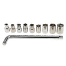 10Pieces Wheel Telescopic Car Van Brace Socket Tyre Nut Wrench Repair Tool