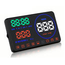 M9 OBD2 Multi-color Car HUD Head Up Display Speed Fuel Tank Water Temp Warning Speedometer