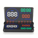M9 OBD2 Multi-color Car HUD Head Up Display Speed Fuel Tank Water Temp Warning Speedometer