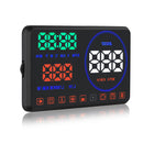 M9 OBD2 Multi-color Car HUD Head Up Display Speed Fuel Tank Water Temp Warning Speedometer