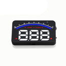 M9 OBD2 Multi-color Car HUD Head Up Display Speed Fuel Tank Water Temp Warning Speedometer