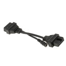 12 Pin OBD1 to 16 Pin OBD2 Diagnostic Adapter Cable for Mitsubishi Hyundai