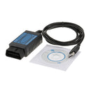 Car Code Reader OBD2 Diagnostic Scan Tool Scanner EOBD USB Adapter for Fiat