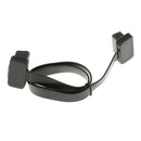 OBD2 16 Pin J1962 Flat Noodle Male to Female Elbow Diagnostic Cable Adapter Converter 2FT