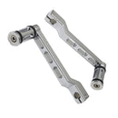 Chrome CNC Heel/ Toe Shifter Gear Shift Pedal Lever Arms & Shifter Peg For Harley Touring 2008 Up