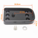 Aluminum Brake Pedal Pad Cover for Harley Touring Softail FLTR FLD
