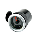 2'' 52mm LED Tacho Gauge Tachometer Carbon Fiber Face Yellow LED 0-8000 RPM