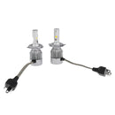 Pair H4 9003 72W 7200LM LED Headlight Car Kit Hi/Lo Beam Halogen Bulbs 6000K