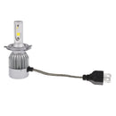 Pair H4 9003 72W 7200LM LED Headlight Car Kit Hi/Lo Beam Halogen Bulbs 6000K