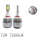 2x 7200LM 72W High Power LED HB4 9006 Headlight Conversion Kit White 6000K
