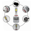 2x 7200LM 72W High Power LED HB4 9006 Headlight Conversion Kit White 6000K