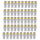 50 Pieces T10 W5W 168 194 5050 5SMD 6000K White LED Light Bulbs