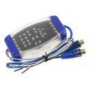 Car Stereo Audio Speaker Wire to 2 RCA Line Level Converter Adaptor High/Low