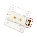 4-Way Car Audio Stereo Amp Power/Ground Cable Splitter Distribution Block