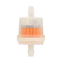 10 Pieces Universal Motorcycle Engine Gas Oil Fuel Filter for 1/4'' 6mm Hose Plastic
