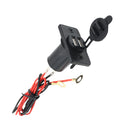 Car Motorcycle Waterproof Dual Port USB Charger Power Outlet