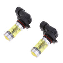 2 Pieces H10 20-LED 100W High Power Yellow Projector Fog Driving Light Bulbs