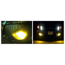 2 Pieces H10 20-LED 100W High Power Yellow Projector Fog Driving Light Bulbs