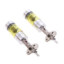 1 Pair Replacement H1 100W 20 LED Yellow Fog Driving Light Bulbs for Car Truck