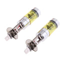 1 Pair Replacement H1 100W 20 LED Yellow Fog Driving Light Bulbs for Car Truck