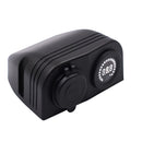 Dual Blue USB Charger +12V Color LED Digital Voltmeter for Car Motorcycle Boat