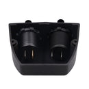 Universal Car Motorcycle Boat 5V 2.1A Blue 2-USB Charger+Cigarette Socket