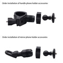 Universal Motorcycle Handlebar Phone Holder GPS Stand for 3.5''-7'' Phone