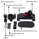 Universal Motorcycle Handlebar Phone Holder GPS Stand for 3.5''-7'' Phone