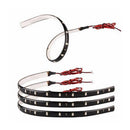 8Pieces Flexible 12V Blue 15LED SMD Waterproof Car Grille Decor Lights Strip