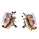 Rear Brake Calipers with Pads For KAWASAKI KLF300 4x4 Bayou 1989-2005 KLF400 4X4 1993-1999