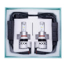 2 Pieces 6000LM 40W High Power LED 9006 Headlight Fog Lamp Beam Bulbs Kit White 6500K