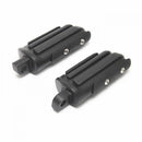 1 Pair Black Motorcycle Highway Passenger Foot Pegs Foot Rest for Harley