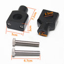 1 Pair Motorcycle Dirt Pit Bike Handlebar Riser Mount Clamp 1'' /25mm
