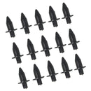 100 Pieces 6mm Motorcycle Fairing Rivet Retainer Trim Push Clips for Suzuki