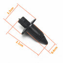 100 Pieces 6mm Motorcycle Fairing Rivet Retainer Trim Push Clips for Suzuki