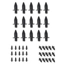 100 Pieces 6mm Motorcycle Fairing Rivet Retainer Trim Push Clips for Suzuki