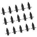 100 Pieces 7mm Motorcycle Fairing Rivet Retainer Trim Clips for Honda Yamaha